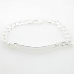 Curb Link ID Bracelet Necklace Length - 8.5 inches Width - 9.5mm 3
