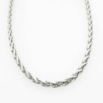 Mens .925 Italian Sterling Silver Wheat Link Chain Length - 30 inches Width - 2.5mm 3