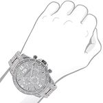 Mens Diamond Fully Iced Out Watch 1.25Ctw Of Dia-3