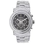 Oversized Iced Out Mens Diamond Watch 2Ctw Of Diam