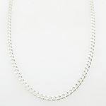 Silver Curb link chain Necklace BDC65 1