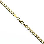 10K YELLOW Gold HOLLOW ITALY CUBAN Chain - 22 Inches Long 3.5MM Wide 1