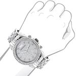 Mens Diamond Watches: LUXURMAN Diamond Watch 2.5ct Water-Resistant to 30 m 3