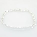 Curb Link ID Bracelet Necklace Length - 7 inches Width - 5.5mm 1