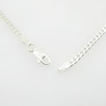 Silver Curb link chain Necklace BDC66 3