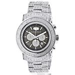 Oversized Escalade Iced Out Mens Diamond Watch by Luxurman 2ct w/ Chronograph 1