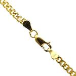 10K YELLOW Gold SOLID ITALY CUBAN Chain - 24 Inches Long 3.8MM Wide 1