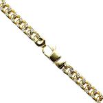 10K Diamond Cut Gold HOLLOW FRANCO Chain - 28 Inches Long 5.3MM Wide 1