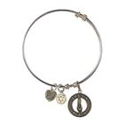 Angelica Ladies Nautical Collection Bangle Charm 7.25 Inches (Adjustable) GEL1104 1