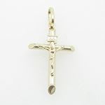 Mens 10K Yellow Gold jesus cross Length - 1.22 inches Width - 16mm 1