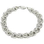 Womens Sterling silver Rolo bracelet 1