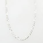 Silver Figaro link chain Necklace BDC63 1