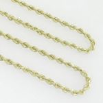 10K Yellow Gold rope chain GC16 3