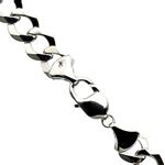 10K WHITE Gold SOLID ITALY CUBAN Chain - 24 Inches Long 11MM Wide 1