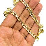 10K Diamond Cut Gold SOLID ITALY CUBAN Chain - 26 Inches Long 6.8MM Wide 3