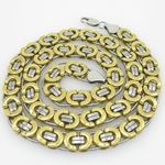 Mens 316L Stainless steel franco box ball wheat curb popcorn rope fancy greek style link chain 1