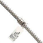14K WHITE Gold SOLID MIAMI CUBAN Chain - 26 Inches Long 7.2MM Wide 1