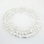 Figaro link chain Necklace Length - 24 inches Width - 6.5mm 1