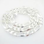 Figaro link chain Necklace Length - 24 inches Width - 11mm 1