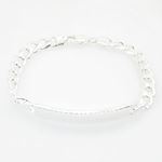 Curb Link ID Bracelet Necklace Length - 7.5 inches Width - 7.5mm 1
