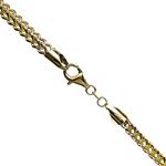 10K Diamond Cut Gold HOLLOW FRANCO Chain - 34 Inches Long 3.6MM Wide 1