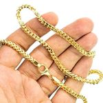 10K YELLOW Gold SOLID FRANCO Chain - 30 Inches Long 3.8MM Wide 3