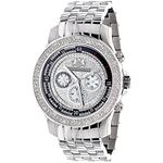 LUXURMAN Mens Real Diamond Watch 0.25Ct