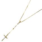 14K YELLOW Gold HOLLOW ROSARY Chain - 18 Inches Long 2.9MM Wide 1