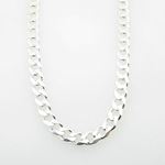 Silver Curb link chain Necklace BDC88 1