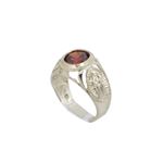 10k Yellow Gold Syntetic red love gemstone ring ajr26 Size: 2.25 1