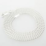 Mens 925 Sterling Silver curb chain franco cuban miami rope charm mariner fancy Curb link Chain 1