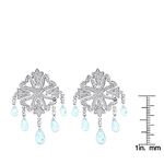 Ladies 14K Natural 0.6 Ctw Diamond Chandelier Ea-3