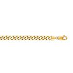14K Yellow Gold SOLID Miami Cuban Link Chain 6.7MM Wide (30 Inches) 1