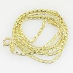 10K Yellow Gold curb chain GC90 1