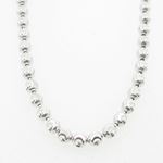 Ladies .925 Italian Sterling Silver Moon Cut Link Chain Length - 18 inches Width - 2mm 3