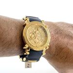 JOJINO Real Diamond Watch Chronograph Mens Gold-3