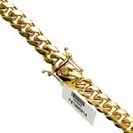 "10K YELLOW Gold MIAMI CUBAN SOLID CHAIN - 30"" Long 10.2X4MM Wide 1"