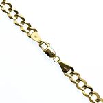 10K YELLOW Gold SOLID ITALY CUBAN Chain - 20 Inches Long 5.7MM Wide 1