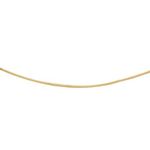 14K Yellow Gold 0.6mm wide Shiny Classic Box Chain with Spring Ring Clasp 1