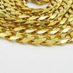 "Mens Stainless Steel Franco Cuban Link Chain 24 Inch Long