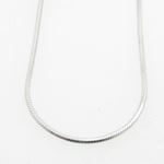 Ladies .925 Italian Sterling Silver Snake Link Chain Length - 16 inches Width - 1mm 3