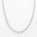 Ladies .925 Italian Sterling Silver Rolo Link Chain Length - 16 inches Width - 1.5mm 3