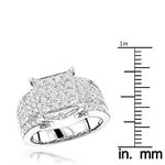 Designer Engagement 14K Natural 1.2 Ctw Diamond-3