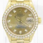 Rolex Datejust Champagne Dial Automatic Yellow Gold Ladies Watch 1