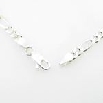 Silver Figaro link chain Necklace BDC90 3