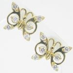 "14K Gold Earrings heart star flower dolphin penguin for Childeren