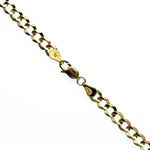 10K YELLOW Gold SOLID ITALY CUBAN Chain - 20 Inches Long 4.8MM Wide 1