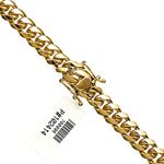 "14K YELLOW Gold MIAMI CUBAN SOLID CHAIN - 30"" Long 10.2X4MM Wide 1"