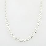 Silver Curb link chain Necklace BDC66 1