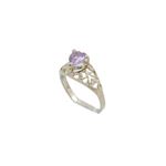 10k Yellow Gold Syntetic purple gemstone ring ajjr74 Size: 2.25 1